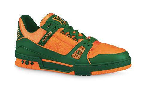 lv trainer vert|louis vuitton trainer shoes.